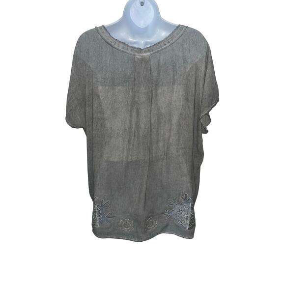 NWOT Pol Gray top size sm-XL - Picture 5 of 6